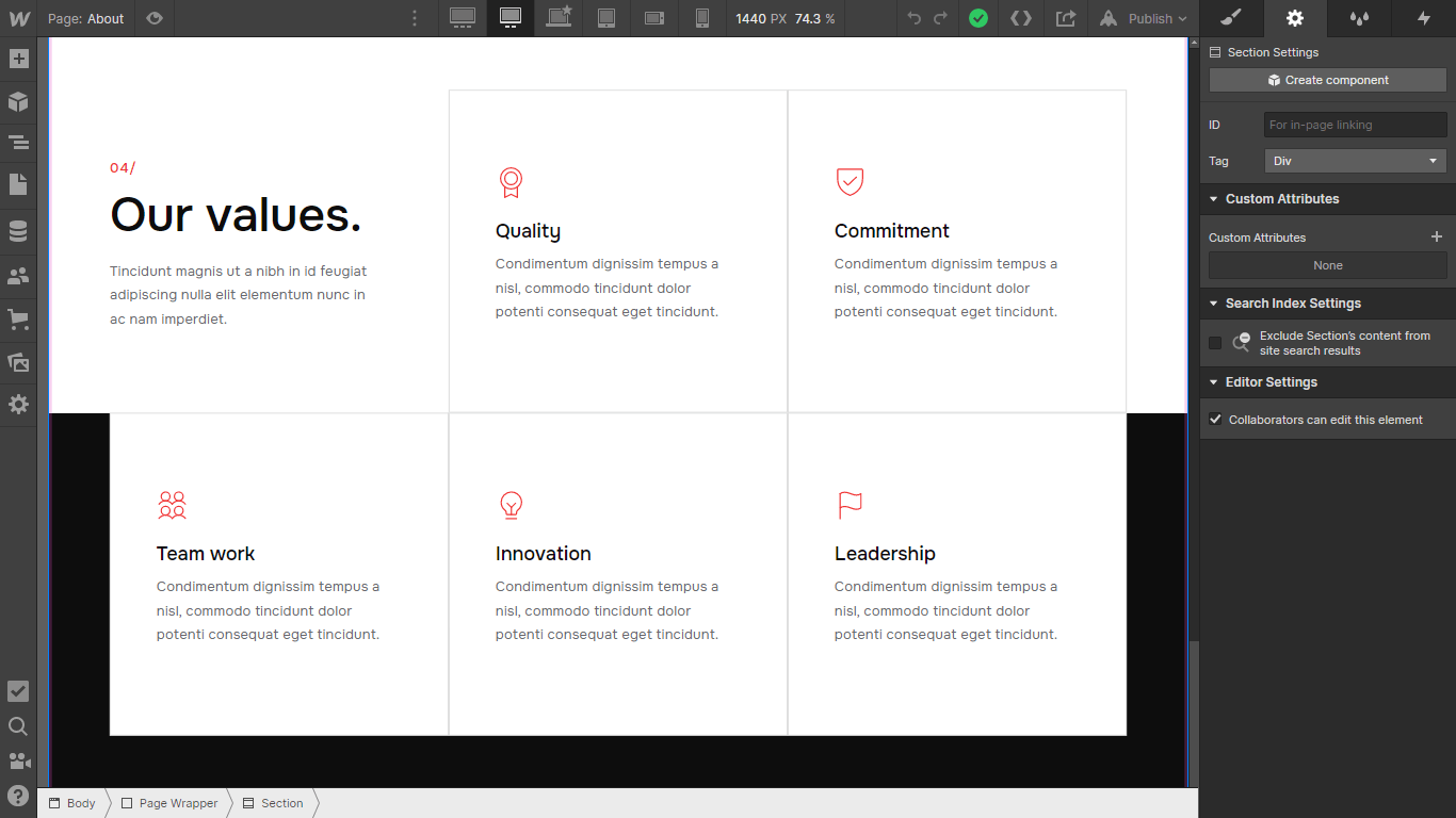 Roofing X - Webflow Template And Ui Kit Icons And Graphics